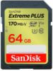 Obrázek SanDisk SDXC karta 64 GB Extreme PLUS (200 MB/ s Class 10, UHS- I U3 V30)