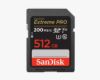 Obrázek SanDisk SDXC karta 512 GB Extreme PRO (200 MB/ s Class 10, UHS- I U3 V30)