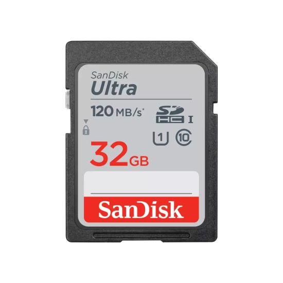 Obrázek SanDisk SDHC karta 32GB Ultra (R:120/W:120 MB/s, UHS-I, C10)
