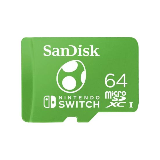 Obrázek SanDisk MicroSDXC karta 64 GB pro Nintendo Switch (R: 100/ W: 90 MB/ s, UHS- I)