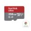 Obrázek SanDisk MicroSDXC karta 256GB Ultra pro Chromebook (R:160/W:260 MB/s, UHS I, C10, A1)