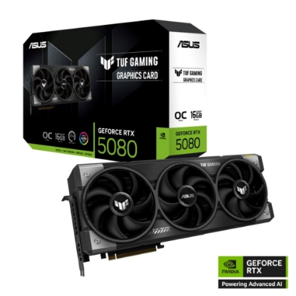 Obrázek ASUS VGA NVIDIA GeForce RTX 5080 TUF GAMING 16GB OC, 16GB GDDR7, 3xDP, 2xHDMI