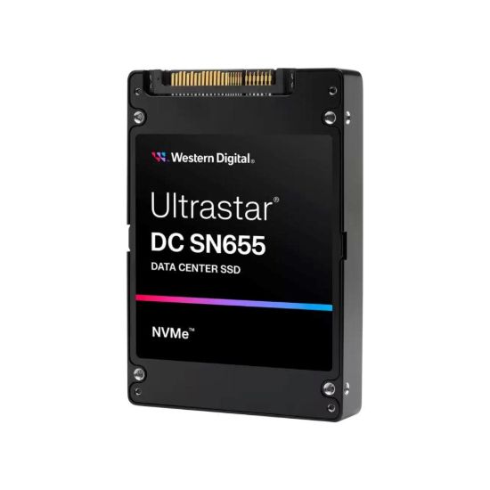 Obrázek WD Enterprise SSD 61.44TB Ultrastar DC SN655, PCIe Gen4, (R:4300, W:3150MB/s), RI-1DW/D BICS5 ISE