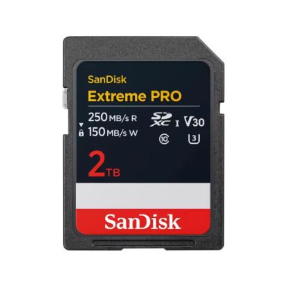 Obrázek SanDisk SDXC karta 2TB Extreme PRO (250 MB/s Class 10, UHS-I U3 V30)