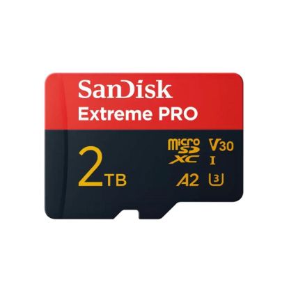 Obrázek SanDisk micro SDXC karta 2TB Extreme PRO (250 MB/s A2 UHS-I U3 V30) + adaptér