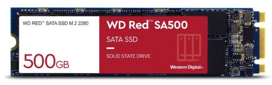 Obrázek WD RED SSD 3D NAND WDS500G1R0B 500GB M.2 SATA Powered by SanDisk, (R:560, W:530MB/s)