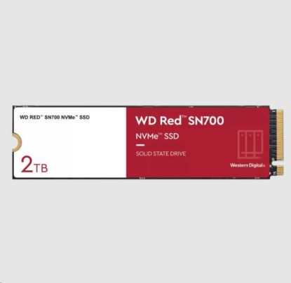 Obrázek WD RED SSD NVMe 2TB PCIe SN700 Powered by SanDisk, Geb3 8GB/s, (R:3400/W:2900 MB/s) TBW 2500