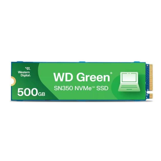 Obrázek WD GREEN SSD NVMe 500GB PCIe SN350, Geb3 8GB/s, (R:2400/W:1650 MB/s)