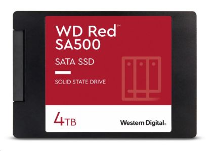 Obrázek WD RED SSD 3D NAND WDS400T2R0A 4TB SATA/600 Powered by SanDisk, (R:560, W:530MB/s), 2.5"