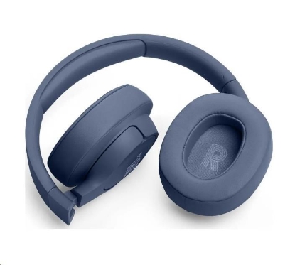 Obrázek JBL Tune 720BT Blue bezdrátová sluchátka přes uši, Bluetooth 5.3, až 76 hodin a rychlé dobití, modrá