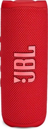 Obrázek JBL Flip 6 Red přenosný vodotěsný Bluetooth reproduktor, IP67, 12 hodin přehrávání, ochrana USB nabíjení, červená