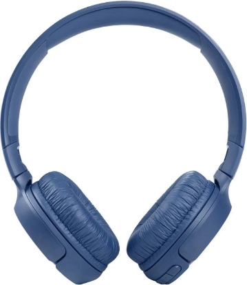 Obrázek JBL Tune 510BT Blue sluchátka na uši, bezdrátová, Bluetooth 5.0, 32 ohm, výdrž až 40 hod, rychlé nabíjení, modrá