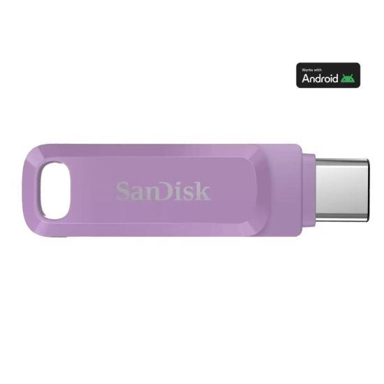 Obrázek SanDisk Flash Disk 512GB Ultra Dual Drive Go, USB- C 3.2, fialová