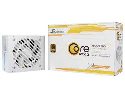 Obrázek SEASONIC zdroj Core GX 750W White, 120mm, Plně modulární, 80+ Gold, ATX 3.1