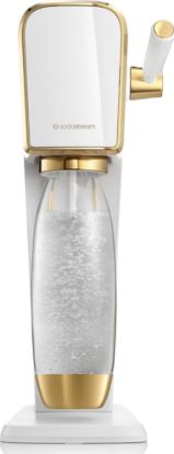 Obrázek SodaStream Art výrobník sody, mechanický, 1l láhev, bombička s CO2, bílá / zlatá