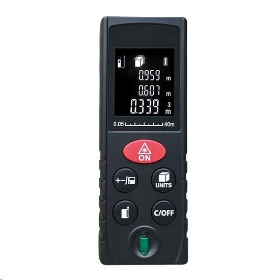 Obrázek Solight laserový měřič vzdálenosti, 0,05 - 40m