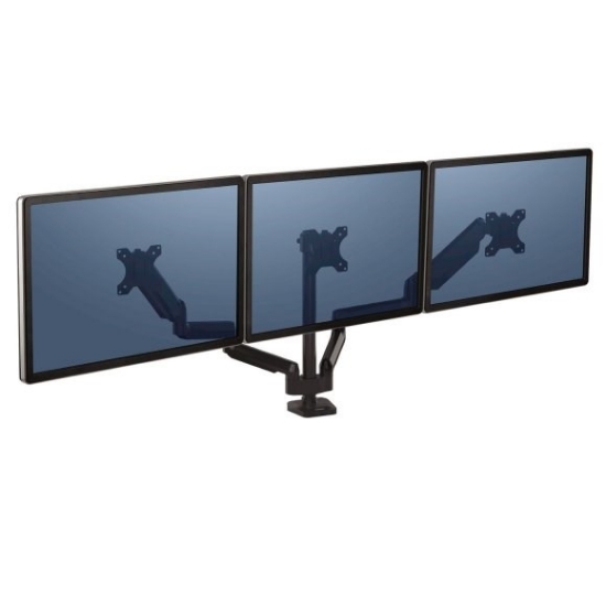 Obrázek Držák monitoru Fellowes Platinum 3 ramena vedle sebe