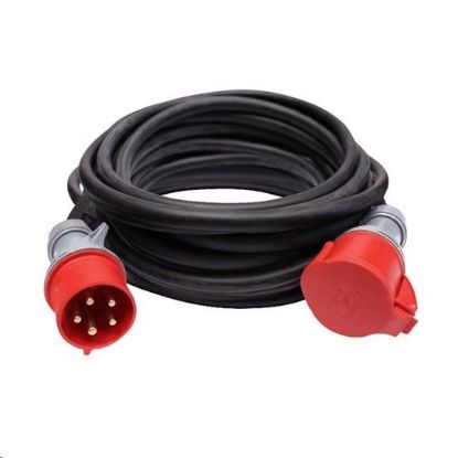 Obrázek Solight prodlužovací přívod - spojka, 1 zásuvka, černá, 15m