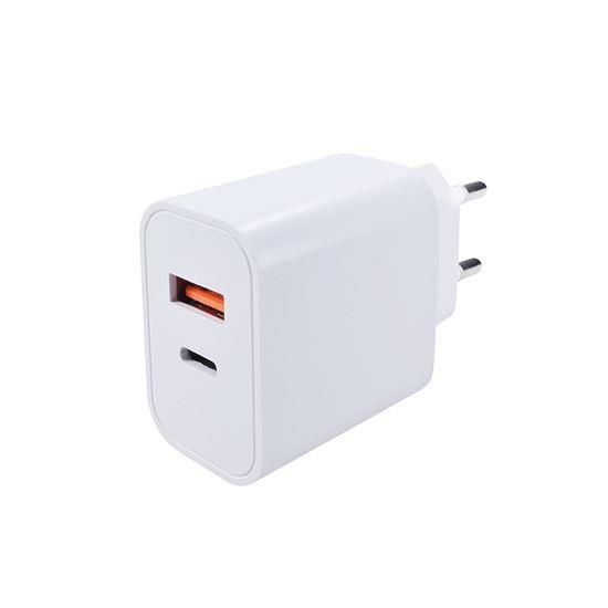 Obrázek Solight USB A+C 20W fast charger univerzální napájecí adaptér