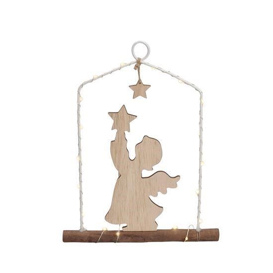 Obrázek Solight LED závěsná dekorace - anděl, 20x LED, 2xAA