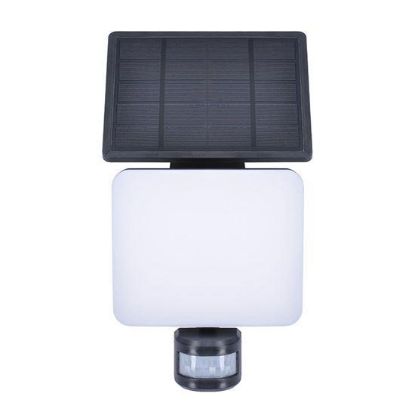 Obrázek Solight LED solární osvětlení se senzorem, 11W, 1200lm, 3 CCT, Li- Ion, černá