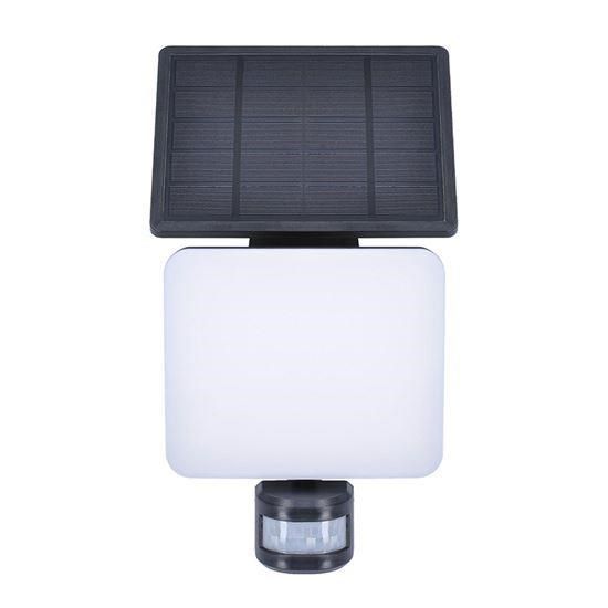Obrázek Solight LED solární osvětlení se senzorem, 11W, 1200lm, 3 CCT, Li-Ion, černá