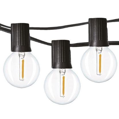 Obrázek Solight LED venkovní řetěz s žárovkami, 25 žárovek, 15m+5m, 20W, teplá bílá