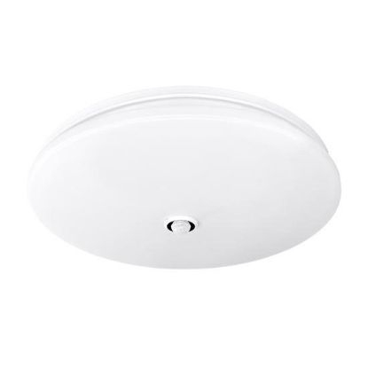 Obrázek Solight LED stropní světlo PLAIN s PIR sensorem, 18W, 1260lm, 3000K, kulaté, 33cm