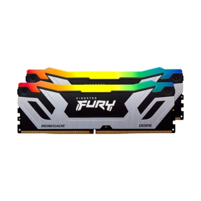 Obrázek KINGSTON CUDIMM DDR5 48GB (Kit of 2) 8400MT/s CL40 FURY Renegade RGB Silver XMP