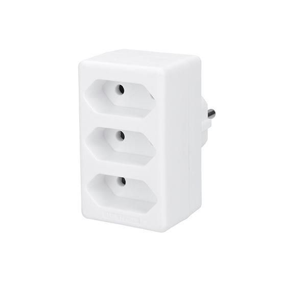 Obrázek Solight rozbočka, 3x 2,5A, bílá