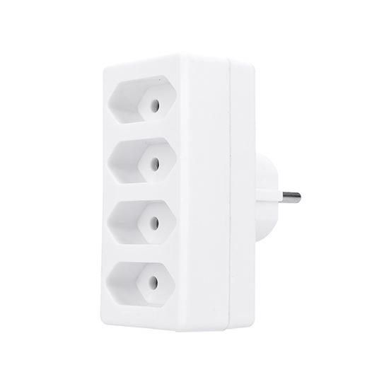 Obrázek Solight rozbočka, 4x 2,5A, bílá