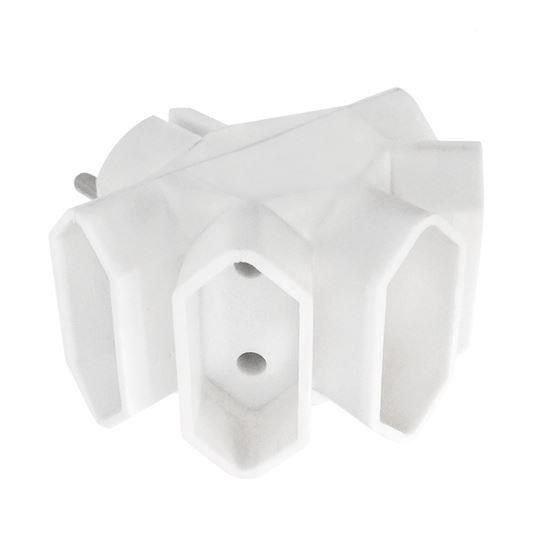 Obrázek Solight rozbočka, 5 x 2,5A, bílá