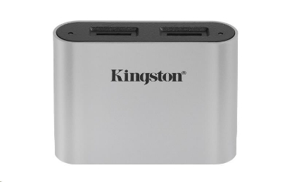 Obrázek Kingston čtečka karet, USB3.2 Gen1 Workflow Dual-Slot microSDHC/SDXC UHS-II Card Reader čtečka karet