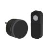 Obrázek Solight bezdrátový mini zvonek, do zásuvky, 180m, černý, learning code