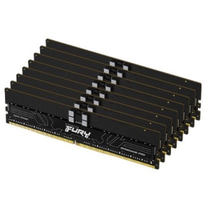 Obrázek KINGSTON DIMM DDR5 128GB (Kit of 8) 6000MT/s CL32 ECC 1Rx8 FURY Renegade Pro EXPO
