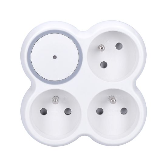 Obrázek Solight přepěťová ochrana do zásuvky, 570J, 3 zásuvky