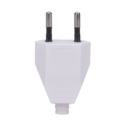 Obrázek Solight zástrčka plochá 2.5A, přímá, IP20, bílá