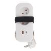 Obrázek Solight 2z + USB A+C 20 W PD, cestovní prodlužovací přívod 1.5m, bílý