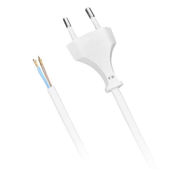 Obrázek Solight flexo šňůra, 2x 0,75mm2, bílá, plochá, 3m