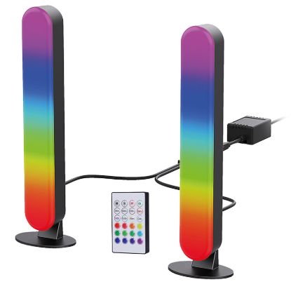 Obrázek Solight LED RGB osvětlení Gaming, dálkový ovladač, zvukový senzor, USB