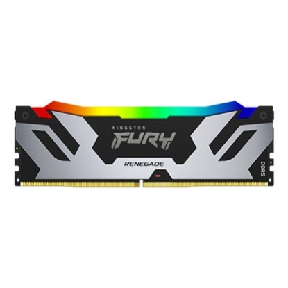 Obrázek KINGSTON DIMM DDR5 24GB 8000MT/s CL38 FURY Renegade RGB Silver