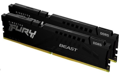 Obrázek KINGSTON DIMM DDR5 32GB (Kit of 2) 5200MT/s CL36 FURY Beast Černá EXPO