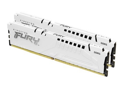 Obrázek KINGSTON DIMM DDR5 32GB (Kit of 2) 5200MT/s CL40 FURY Beast Bílá XMP