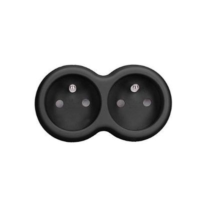 Obrázek Solight rozbočka, 2x 10A, černá