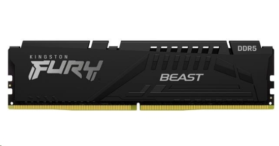 Obrázek KINGSTON DIMM DDR5 32GB 5200MT/s CL40 FURY Beast Černá