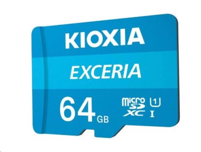 Obrázek KIOXIA Exceria microSDXC card 64GB M203, UHS-I U1 Class 10