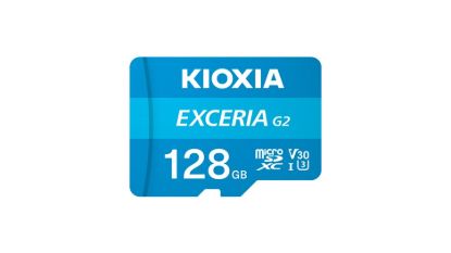 Obrázek KIOXIA microSDXC Karta EXCERIA G2 128GB, UHS-I U3 V30, s Adaptérem