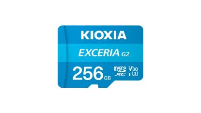 Obrázek KIOXIA microSDXC Karta EXCERIA G2 256GB, UHS-I U3 V30, s Adaptérem
