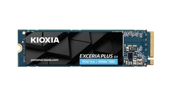 Obrázek KIOXIA SSD EXCERIA PLUS G4 1TB, PCIe Gen5x4, M.2 2280, (R:10000/W:7900MB/s)
