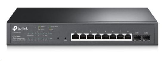Obrázek TP-Link OMADA switch SG2210MP (8xGbE,2xSFP,8xPoE+,150W,fanless)